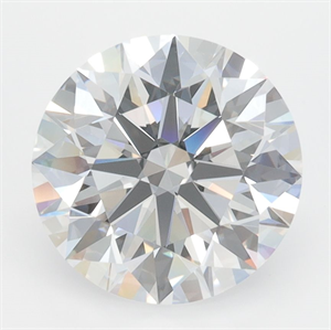 Picture of Lab Grown Diamond 3.39 Carats, Round with Excellent Cut, D Color, VVS1 Clarity and Certified by GIA