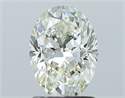Natural Diamond 1.50 Carats, Oval with  Cut, I Color, VS1 Clarity and Certified by IGI