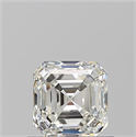 Diamante Natural 0.91 quilates, Asscher , Color I, claridad IF y certificado GIA