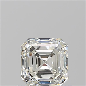 Foto Diamante Natural 0.91 quilates, Asscher , Color I, claridad IF y certificado GIA de