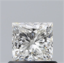 Diamante Natural 0.71 quilates, Princesa , Color H, claridad VS1 y certificado GIA