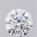 Del inventario de diamantes de laboratorio, 0.74 quilates, Redondo , Color D, claridad VVS2 y certificado IGI
