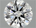 Del inventario de diamantes de laboratorio, 1.52 quilates, Redondo , Color F, claridad VVS2 y certificado IGI