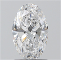 Diamante Natural 1.20 quilates, Ovalado , Color D, claridad SI1 y certificado GIA