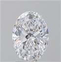 Natural Diamond 2.01 Carats, Oval with  Cut, D Color, IF Clarity and Certified by GIA