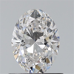 Foto Diamante Natural 0.70 quilates, Ovalado , Color F, claridad VS1 y certificado GIA de