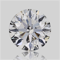 Natural Diamond 0.70 Carats, Round with Excellent Cut, D Color, VVS1 Clarity and Certified by GIA