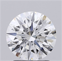 Lab Grown Diamond 2.10 Carats, Round with Ideal Cut, F Color, VS1 Clarity and Certified by IGI