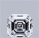 Natural Diamond 1.01 Carats, Asscher with  Cut, E Color, VS2 Clarity and Certified by GIA