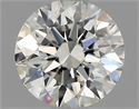 Natural Diamond 0.90 Carats, Round with Excellent Cut, I Color, VVS1 Clarity and Certified by GIA