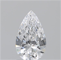 Natural Diamond 1.03 Carats, Pear with  Cut, D Color, VVS1 Clarity and Certified by GIA
