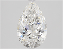 Diamante Natural 1.31 quilates, De pera , Color E, claridad VVS1 y certificado GIA