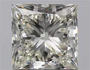 Foto Diamante Natural 1.33 quilates, Princesa , Color L, claridad VS1 y certificado GIA de