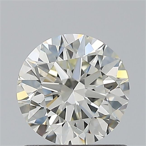Picture of Natural Diamond 0.80 Carats, Round with Very Good Cut, K Color, SI1 Clarity and Certified by GIA