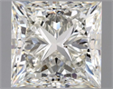 Natural Diamond 1.30 Carats, Princess with  Cut, J Color, SI1 Clarity and Certified by GIA