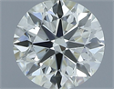 Diamante Natural 0.55 quilates, Redondo , Color J, claridad VVS1 y certificado IGI