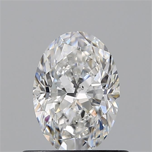 Picture of Natural Diamond 0.61 Carats, Oval with  Cut, F Color, SI1 Clarity and Certified by GIA