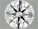 Lab Grown Diamond 1.49 Carats, Round with Ideal Cut, D Color, VS2 Clarity and Certified by IGI