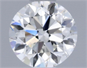 Diamante Natural 0.50 quilates, Redondo , Color I, claridad VVS2 y certificado GIA