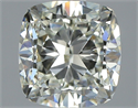Natural Diamond 1.30 Carats, Cushion with  Cut, L Color, VS1 Clarity and Certified by GIA