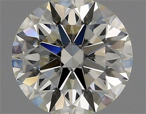 Picture of Natural Diamond 0.90 Carats, Round with Excellent Cut, J Color, VS1 Clarity and Certified by GIA