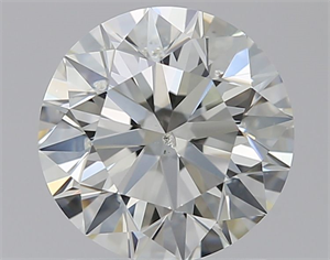Picture of Natural Diamond 1.20 Carats, Round with Excellent Cut, J Color, SI2 Clarity and Certified by GIA