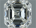 Natural Diamond 1.00 Carats, Asscher with  Cut, I Color, VS1 Clarity and Certified by IGI