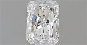 Picture of Natural Diamond 0.51 Carats, Radiant with  Cut, D Color, IF Clarity and Certified by GIA