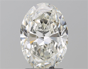 Foto Diamante Natural 2.01 quilates, Ovalado , Color H, claridad VVS1 y certificado GIA de
