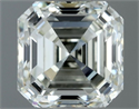 Natural Diamond 1.00 Carats, Asscher with  Cut, J Color, VVS2 Clarity and Certified by IGI