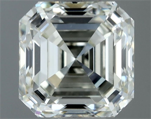 Picture of Natural Diamond 1.00 Carats, Asscher with  Cut, J Color, VVS2 Clarity and Certified by IGI