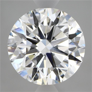 Picture of Lab Grown Diamond 4.57 Carats, Round with Ideal Cut, D Color, VVS2 Clarity and Certified by IGI