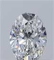 Natural Diamond 0.30 Carats, Oval with  Cut, F Color, VS2 Clarity and Certified by GIA