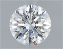 Natural Diamond 0.70 Carats, Round with Excellent Cut, E Color, SI2 Clarity and Certified by GIA