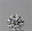 Natural Diamond 0.73 Carats, Round with Excellent Cut, G Color, IF Clarity and Certified by GIA