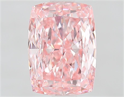 Picture of Lab Grown Diamond 2.00 Carats, CUSHION MODIFIED with  Cut, Fancy Vivid Pink Color, VS1 Clarity and Certified by IGI