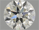 Natural Diamond 0.70 Carats, Round with Very Good Cut, H Color, SI2 Clarity and Certified by IGI