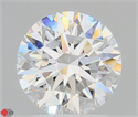 Del inventario de diamantes de laboratorio, 2.07 quilates, Redondo , Color E, claridad VVS2 y certificado IGI