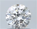 Natural Diamond 0.71 Carats, Round with Excellent Cut, G Color, VVS2 Clarity and Certified by GIA