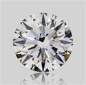 Natural Diamond 0.71 Carats, Round with Excellent Cut, H Color, VVS2 Clarity and Certified by IGI