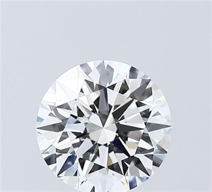 Picture of Lab Grown Diamond 2.00 Carats, Round with Ideal Cut, D Color, VVS2 Clarity and Certified by IGI