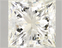 Natural Diamond 1.00 Carats, Princess with  Cut, J Color, VVS1 Clarity and Certified by IGI