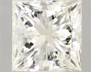 Picture of Natural Diamond 1.00 Carats, Princess with  Cut, J Color, VVS1 Clarity and Certified by IGI
