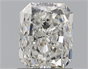 Natural Diamond 1.00 Carats, Radiant with  Cut, G Color, VS2 Clarity and Certified by GIA