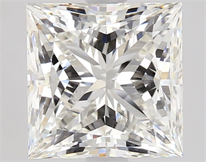 Picture of Natural Diamond 1.90 Carats, Princess with  Cut, I Color, VS2 Clarity and Certified by GIA