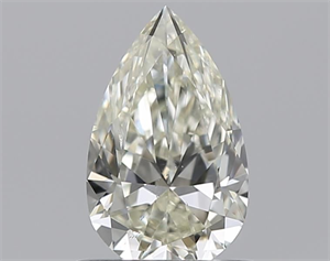 Foto Diamante Natural 0.67 quilates, De pera , Color L, claridad SI1 y certificado GIA de