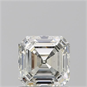Diamante Natural 1.03 quilates, Asscher , Color K, claridad VS1 y certificado GIA