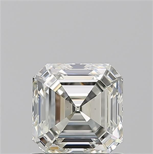 Picture of Natural Diamond 1.03 Carats, Asscher with  Cut, K Color, VS1 Clarity and Certified by GIA