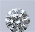 Natural Diamond 0.50 Carats, Round with Excellent Cut, K Color, VS1 Clarity and Certified by GIA