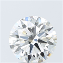 Lab Grown Diamond 3.01 Carats, Round with Excellent Cut, E Color, VVS2 Clarity and Certified by IGI
